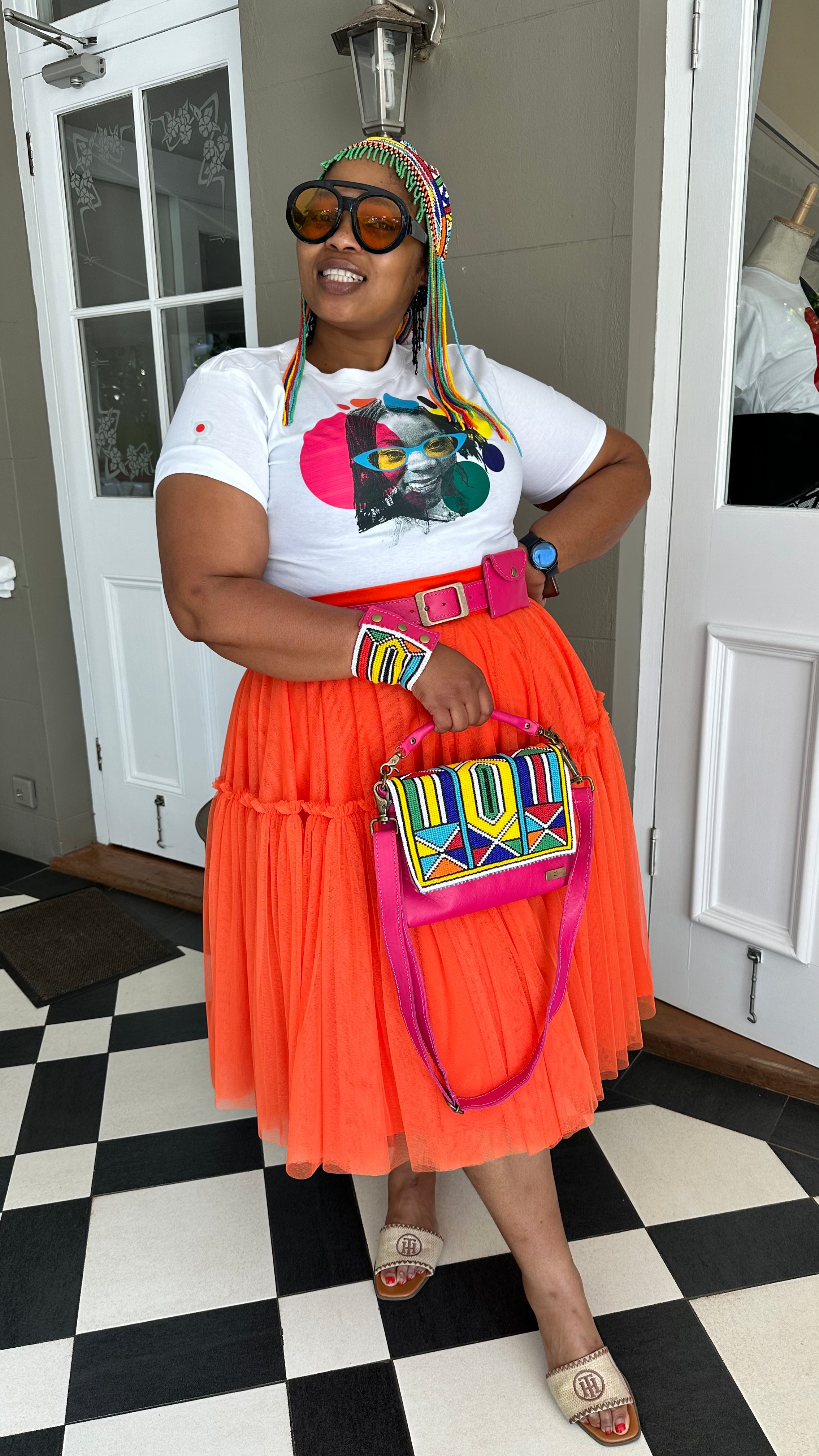 Beaded Sling Bag
