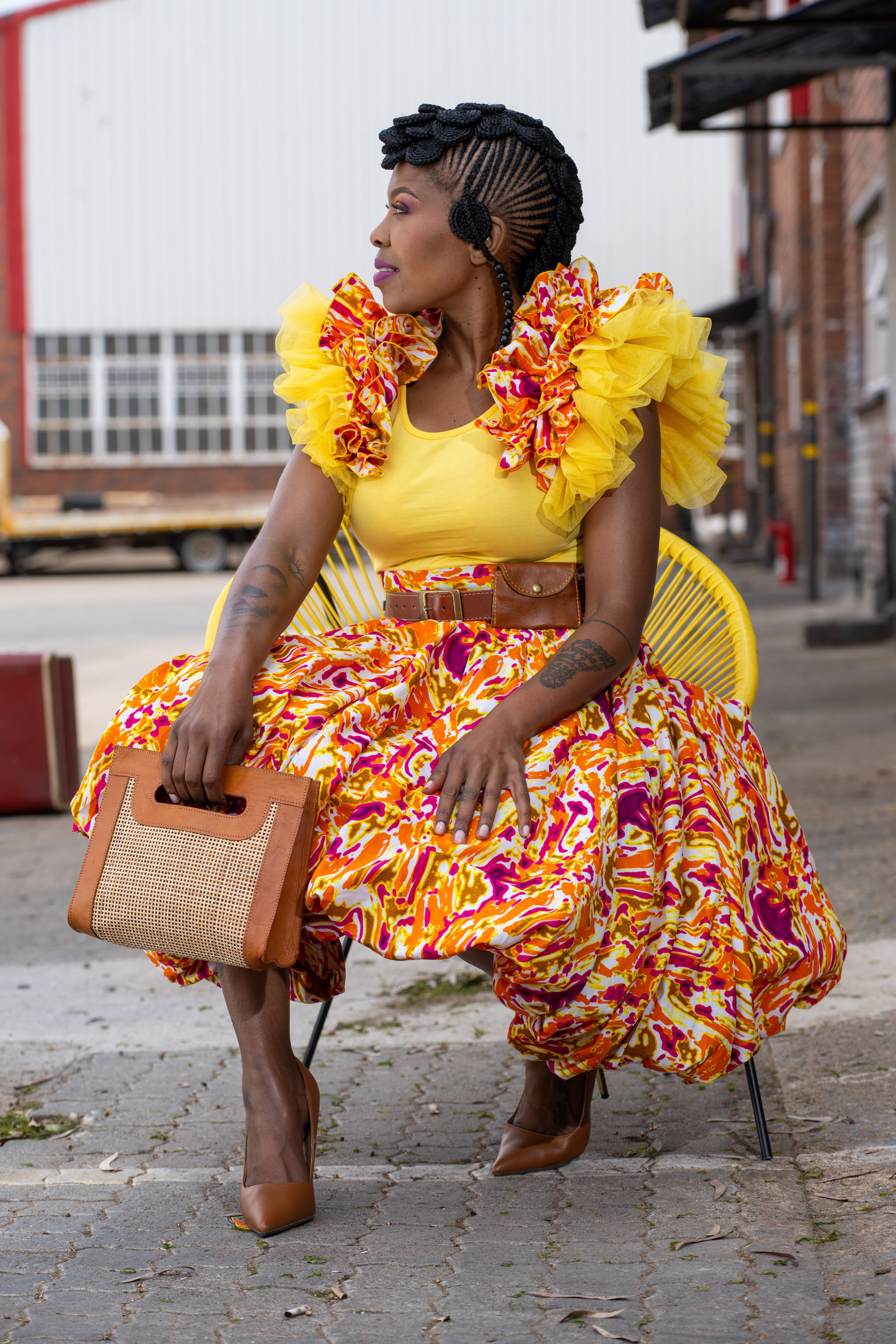 Pontsho Bubble Skirt