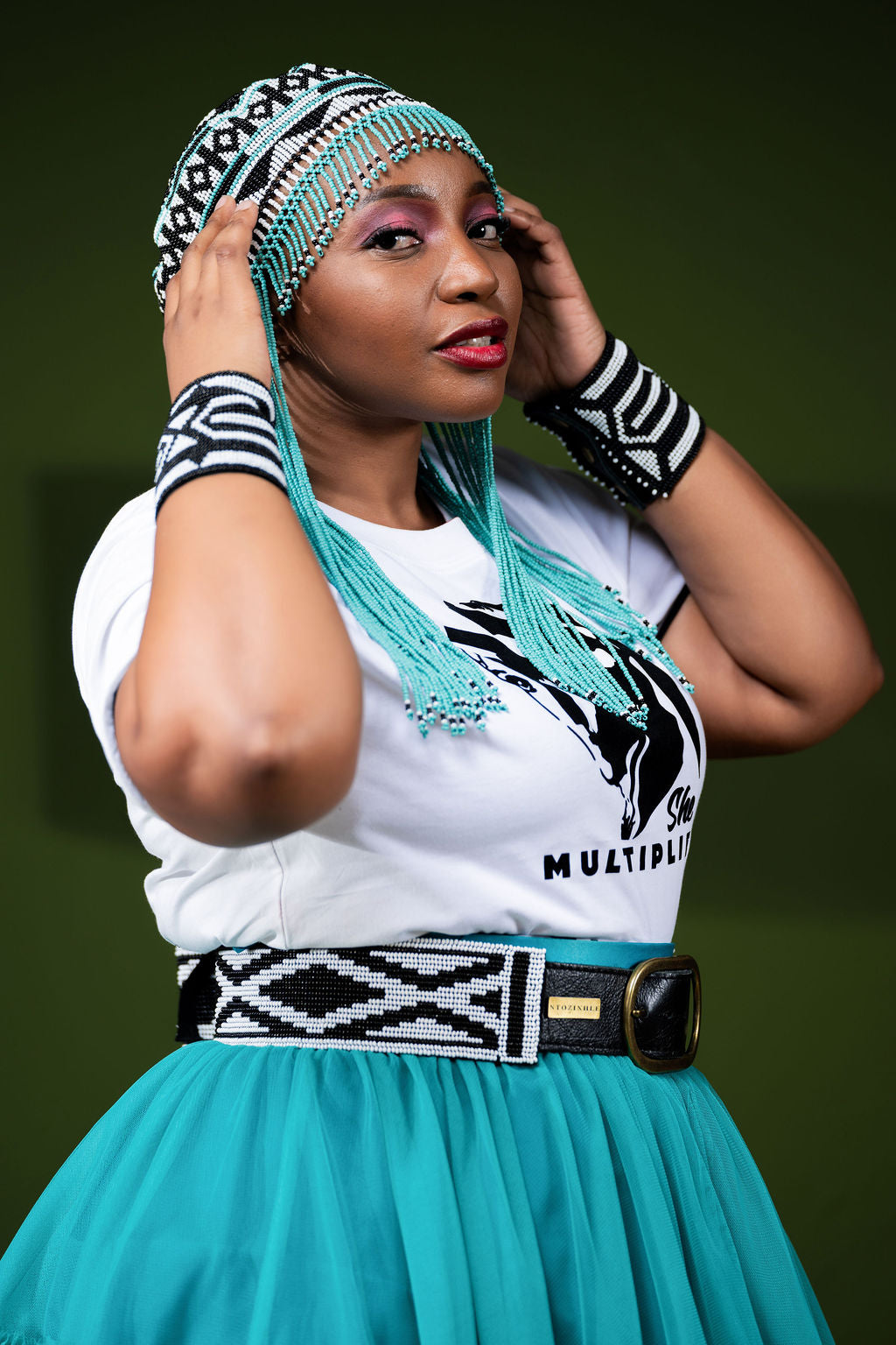 Ndlovukazi - Beaded Beret