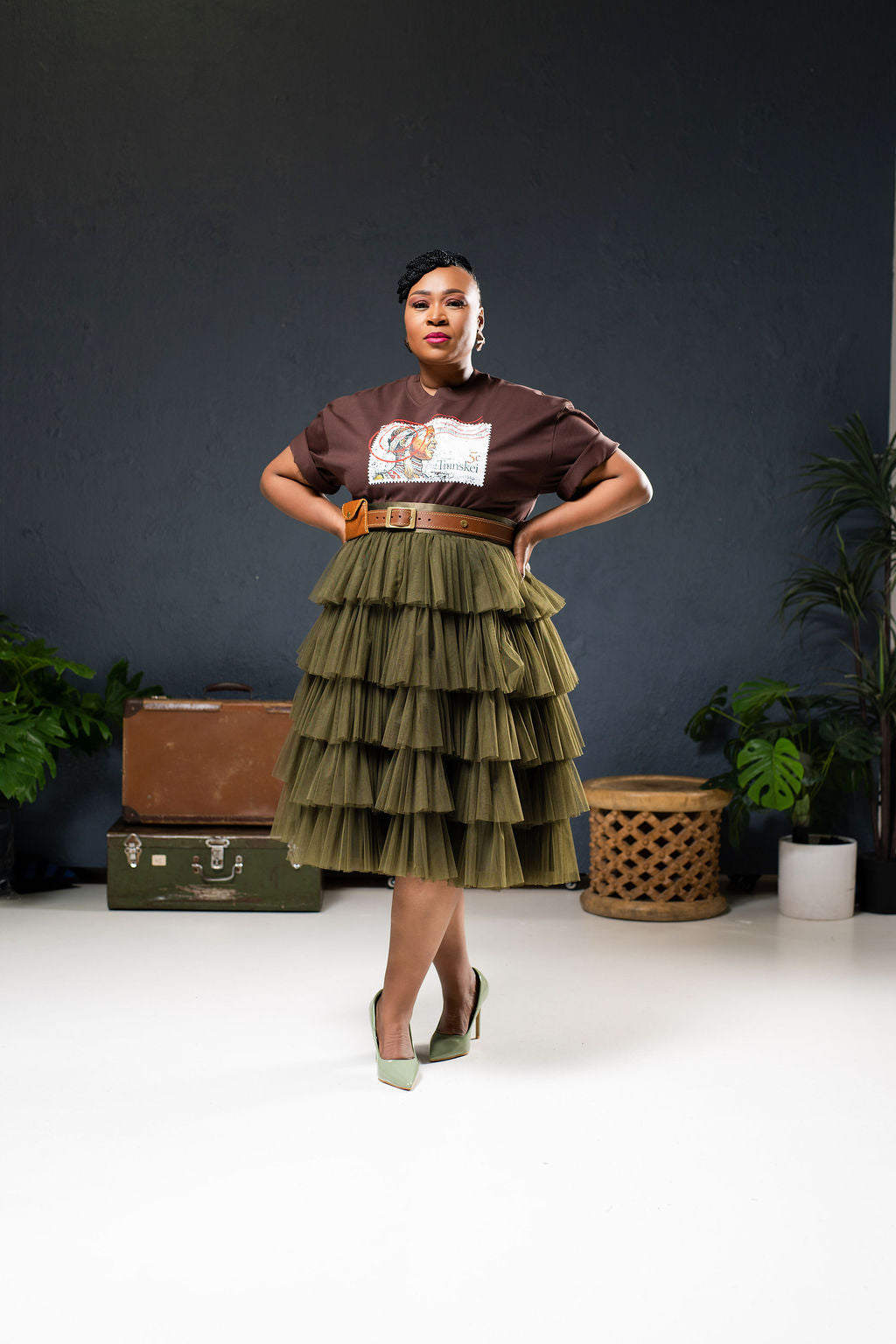 Military Green Xibelani Tutu