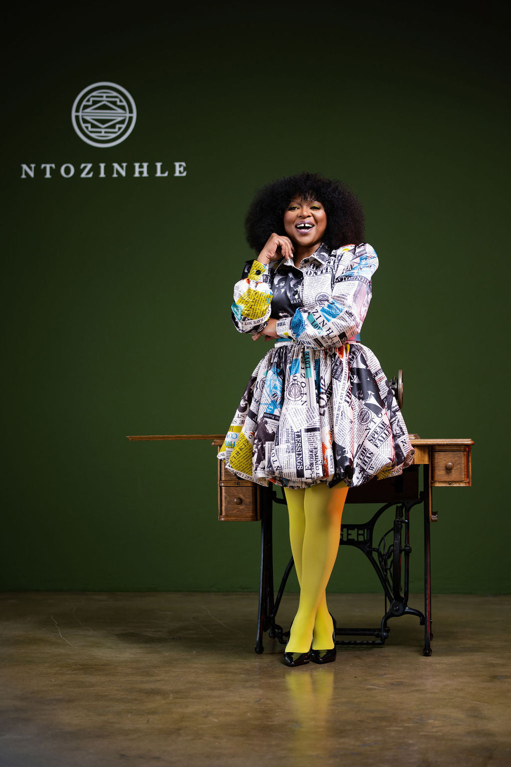 Zanyiwe Bubble Mini Skirt