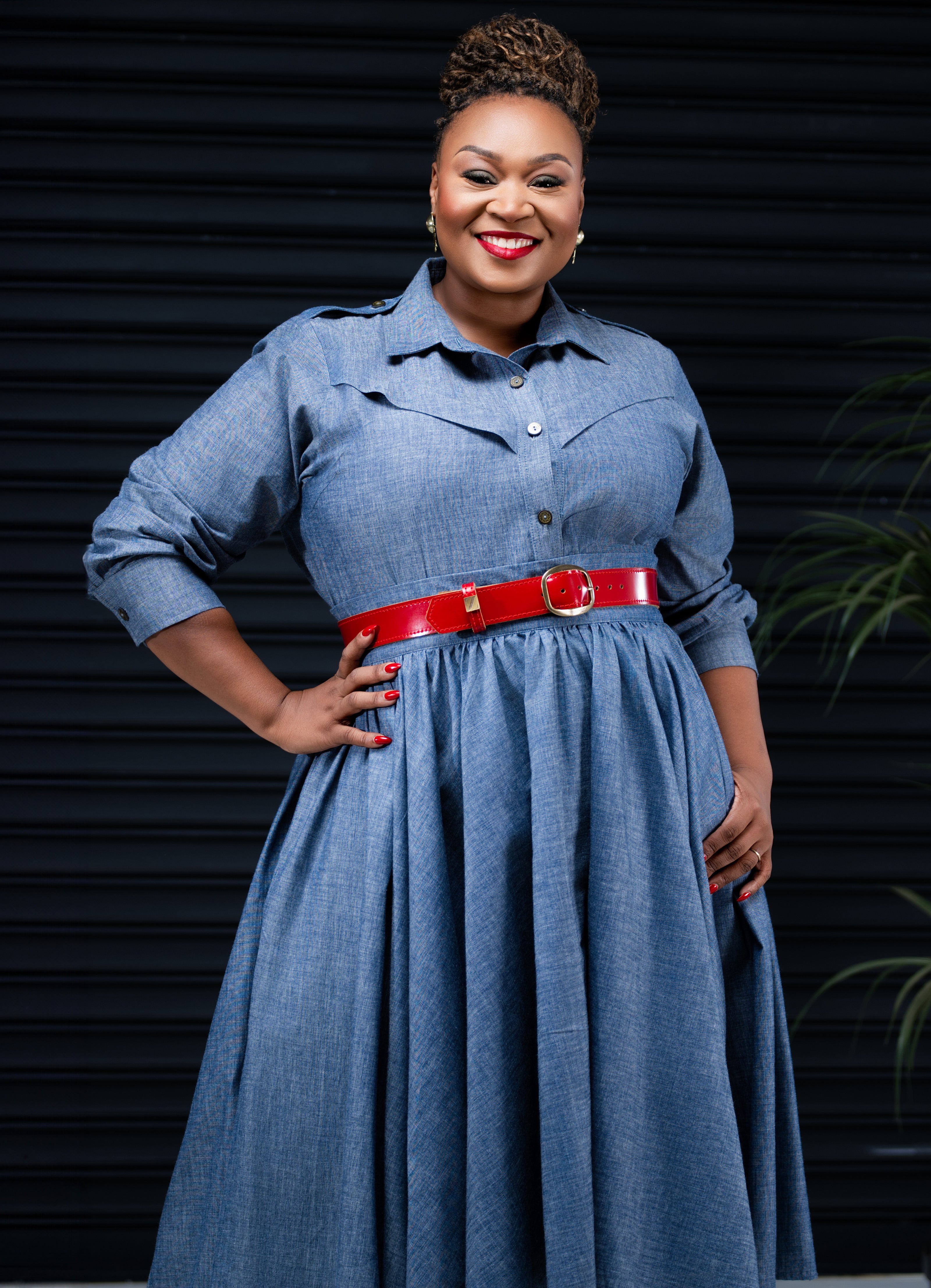 Denim Linen Long Sleeve Shirt