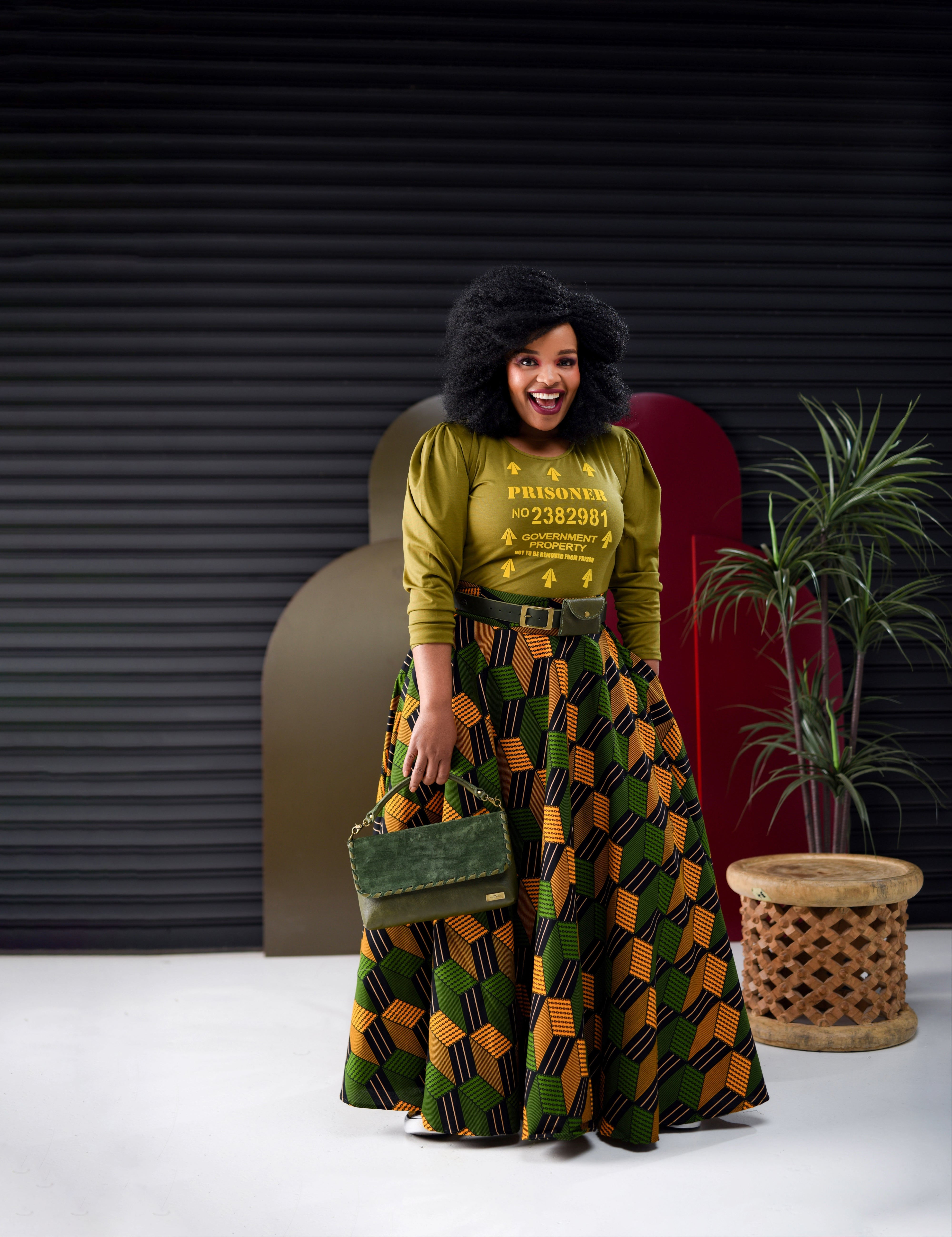 Nomzamo Maxi Print Skirt