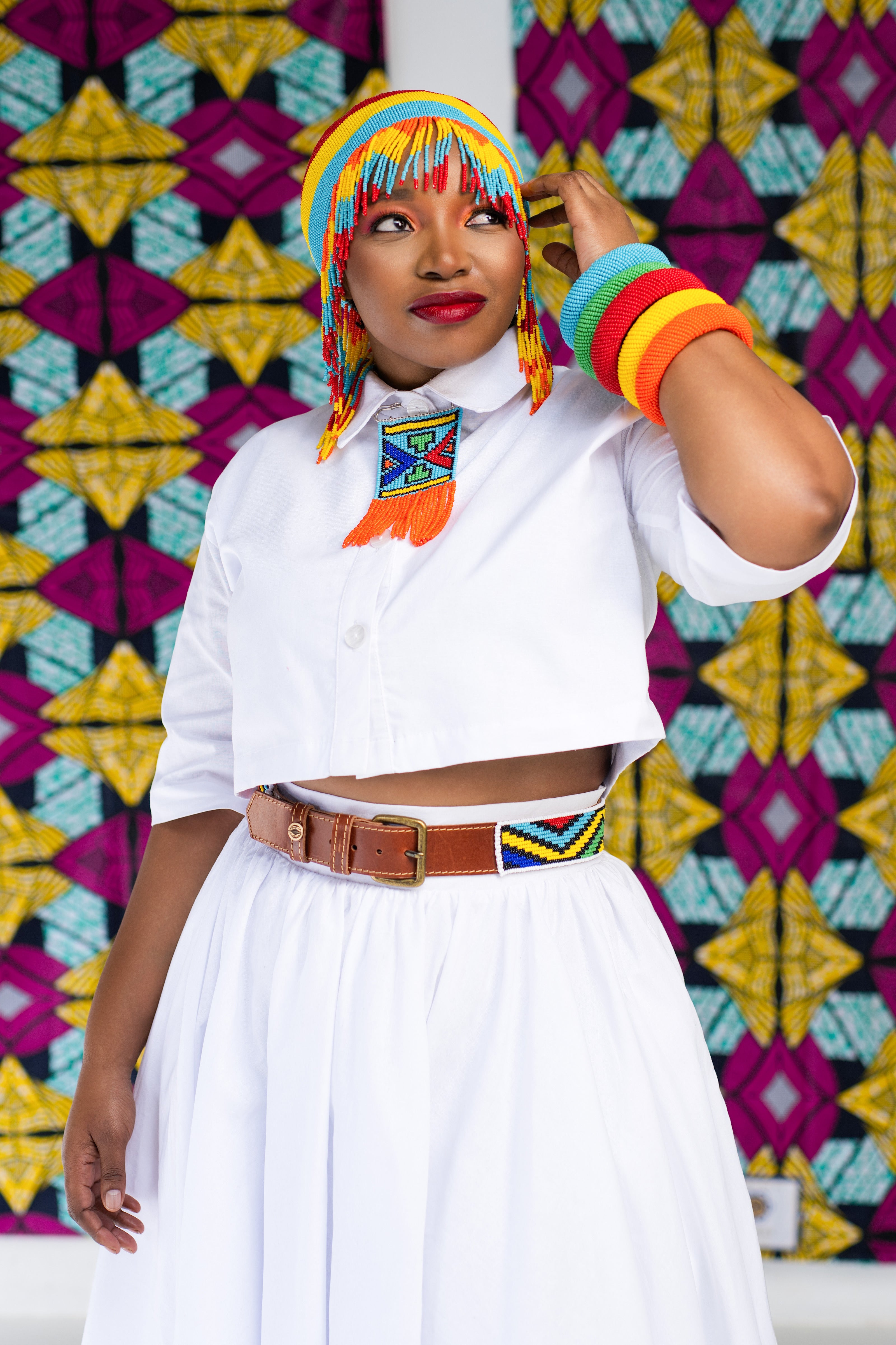 Katlego Linen Crop Shirt