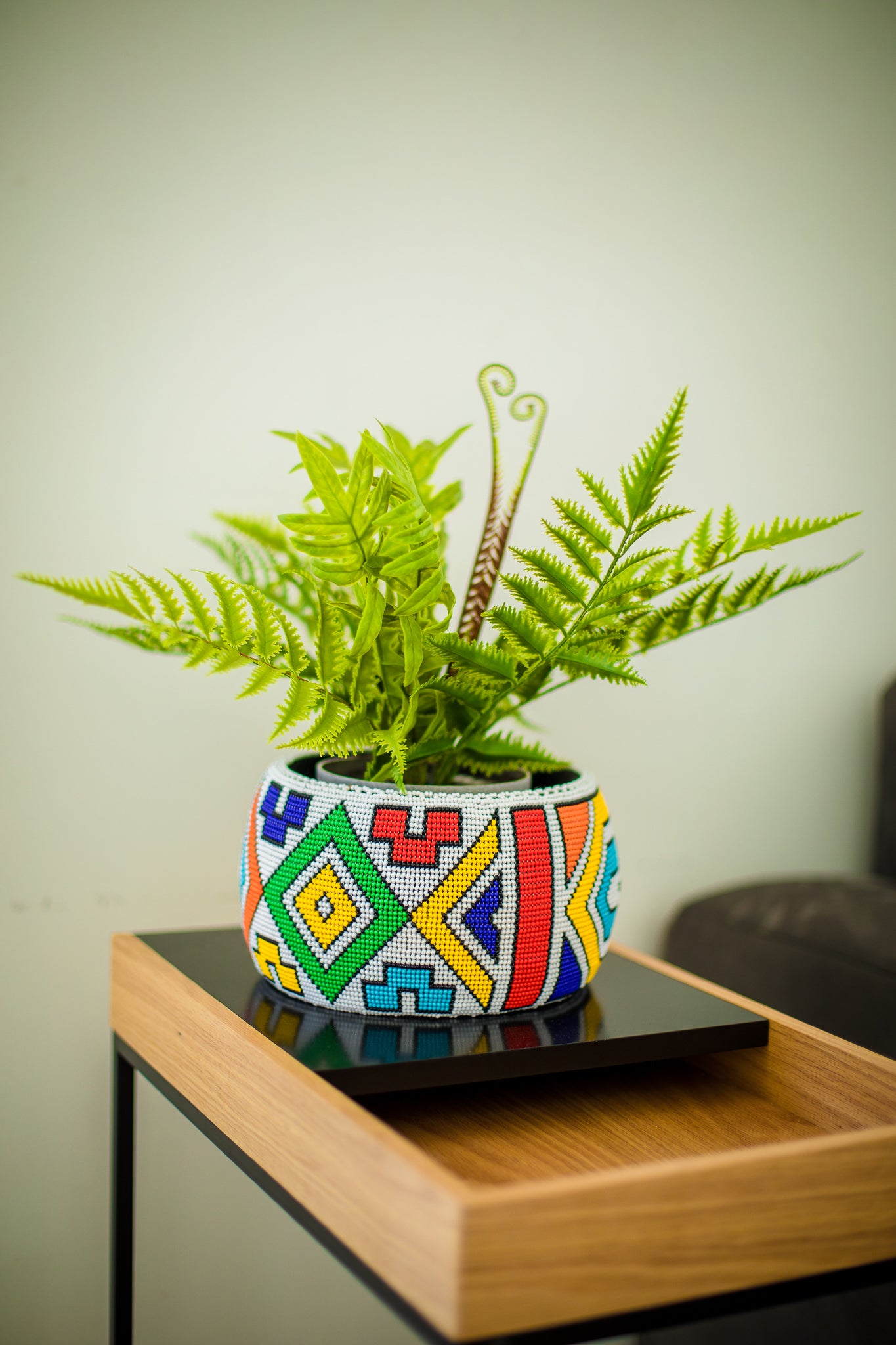 Beaded Pot Planter