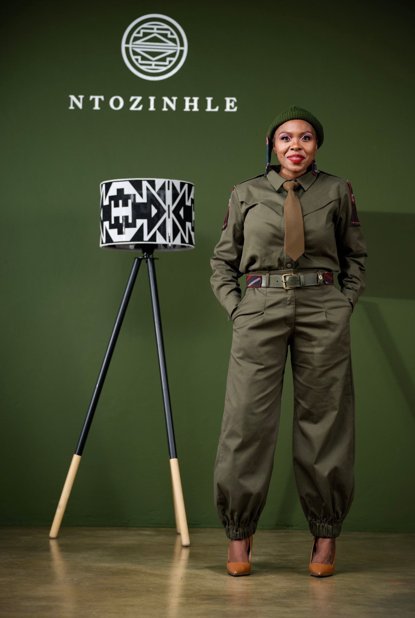 Grace Military Barrel Pants