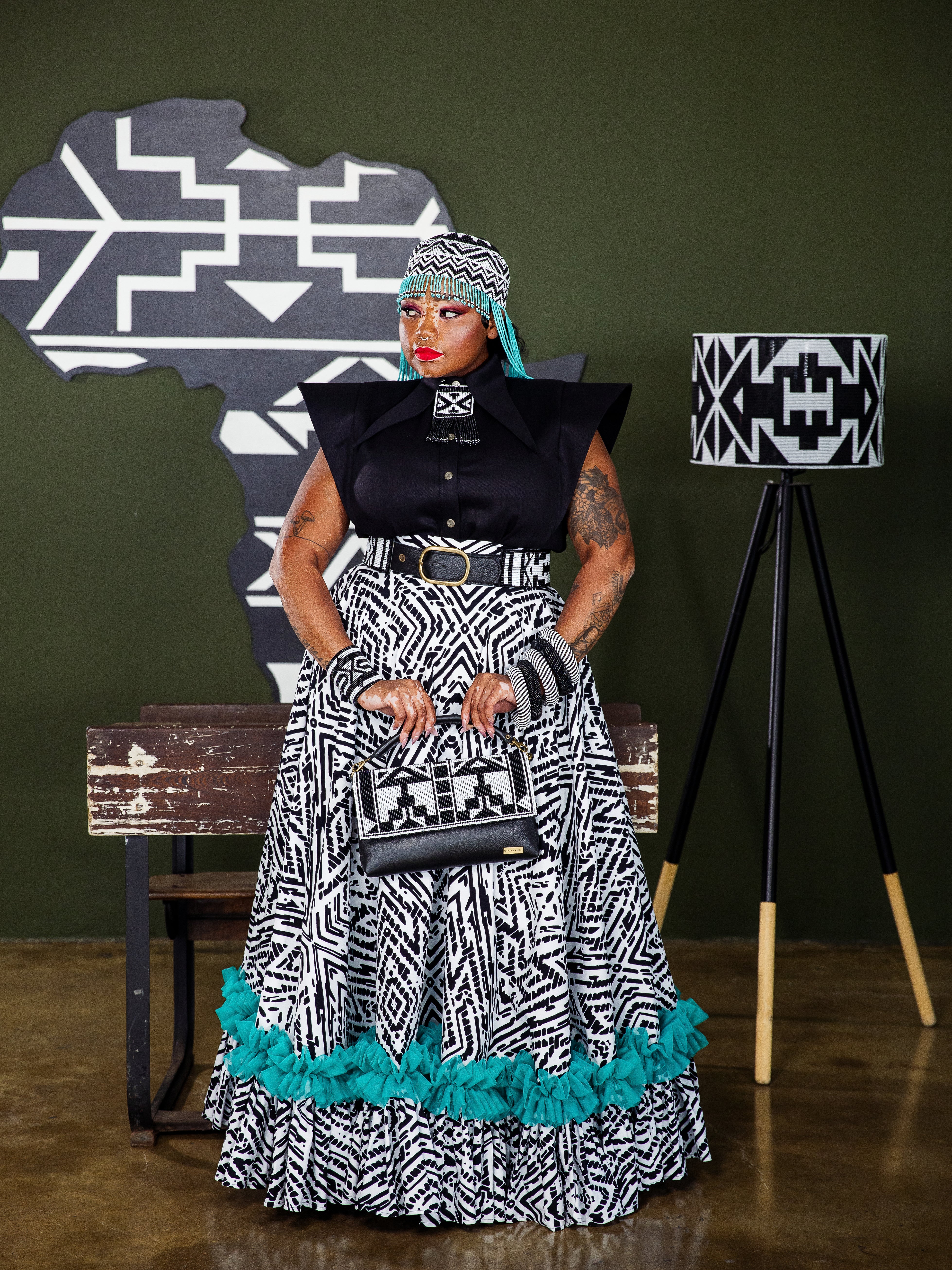 Ayanda Print Maxi Skirt
