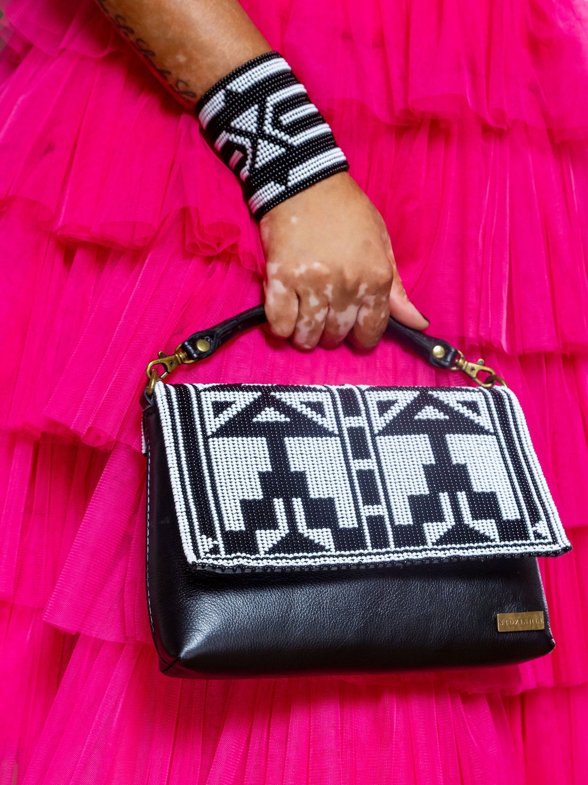 Beaded Sling Bag
