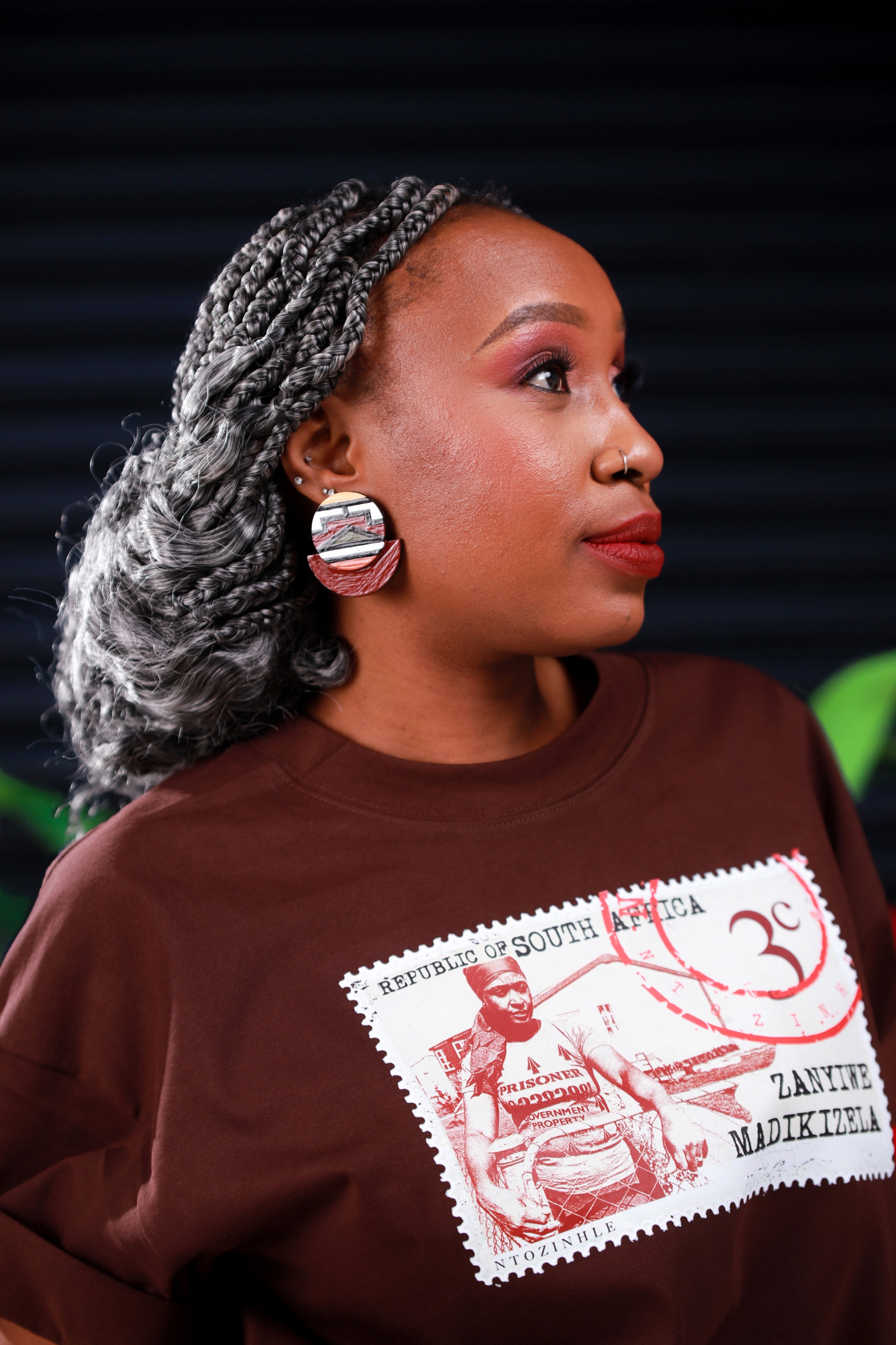 Ndebele Painted Earrings