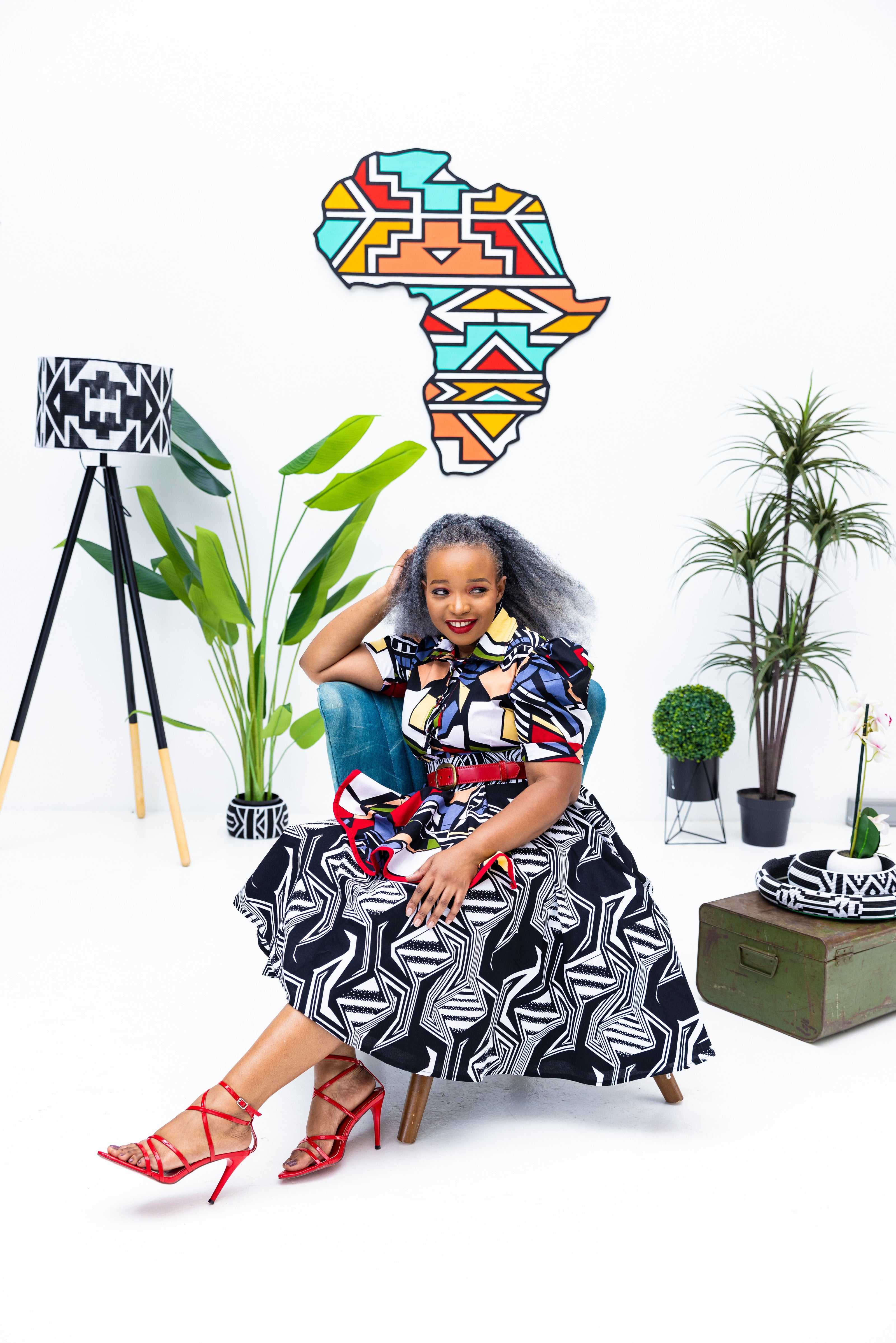 Thandeka Front Peplum Skirt