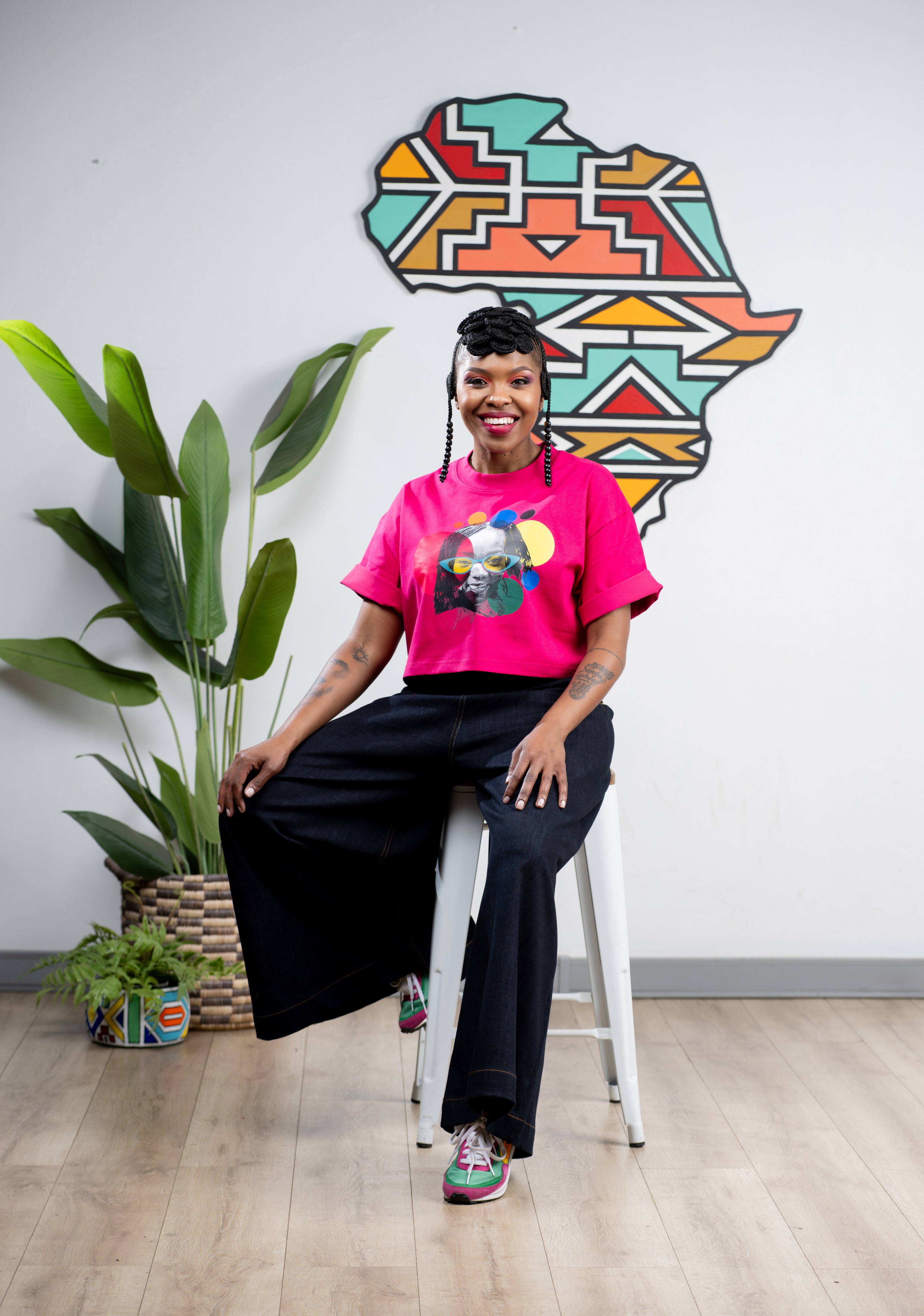 Brenda Fassie Boxed Crop Top