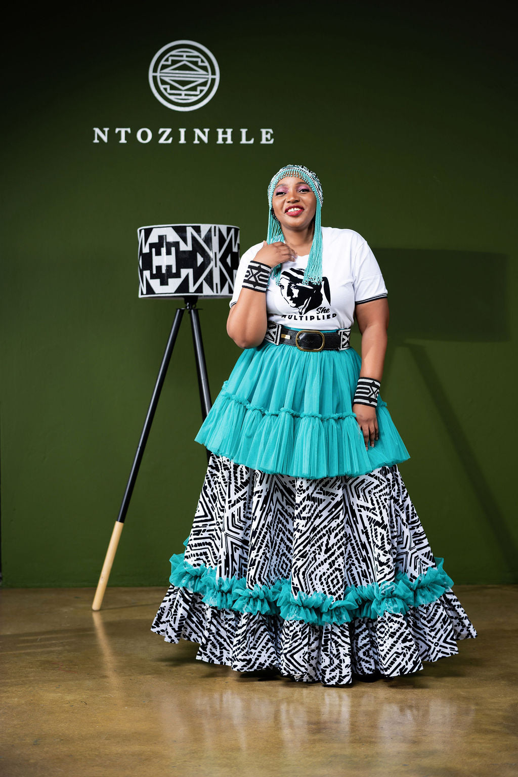 Ndlovukazi -  Beaded Beret