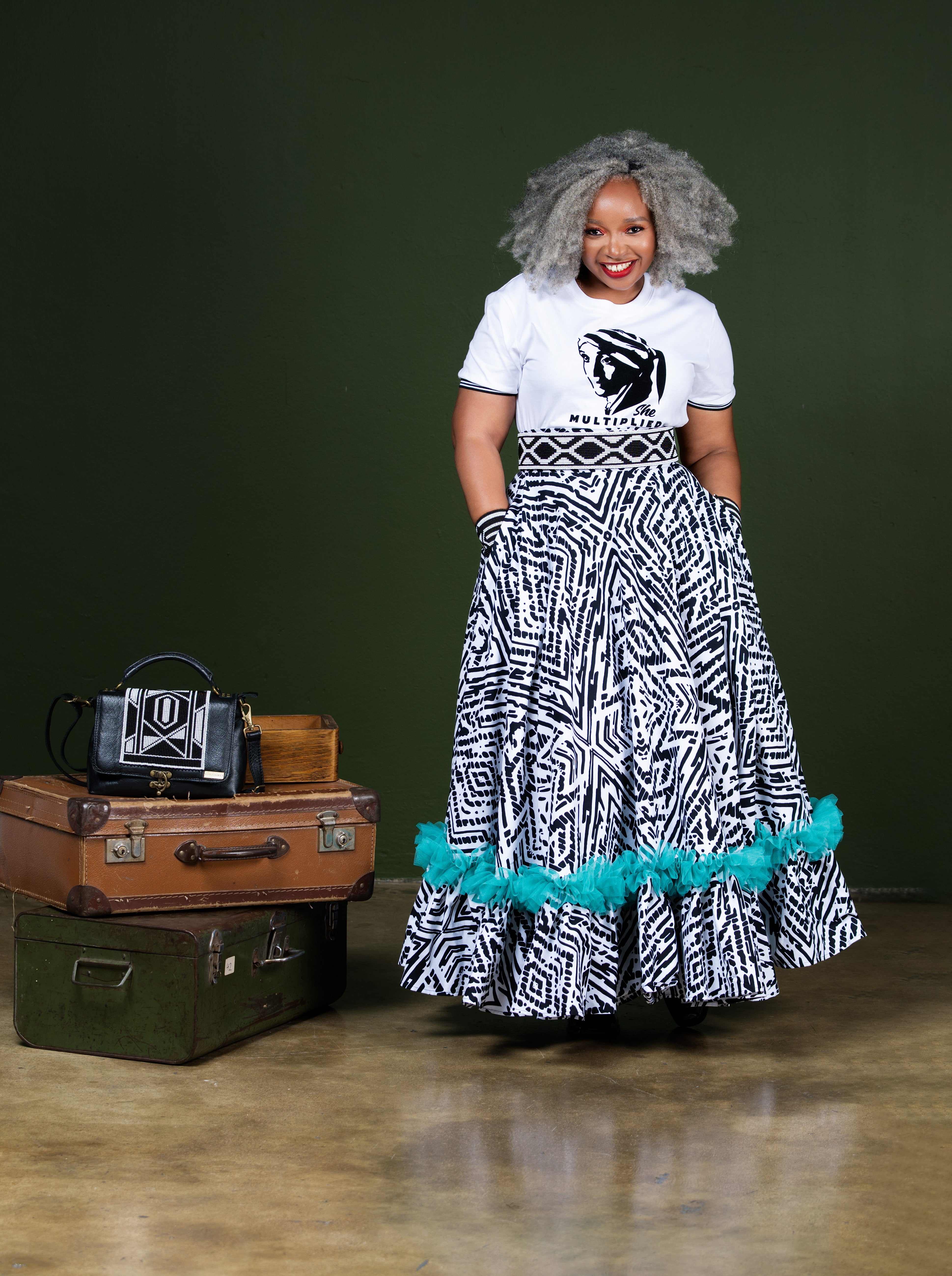 Ayanda Print Maxi Skirt
