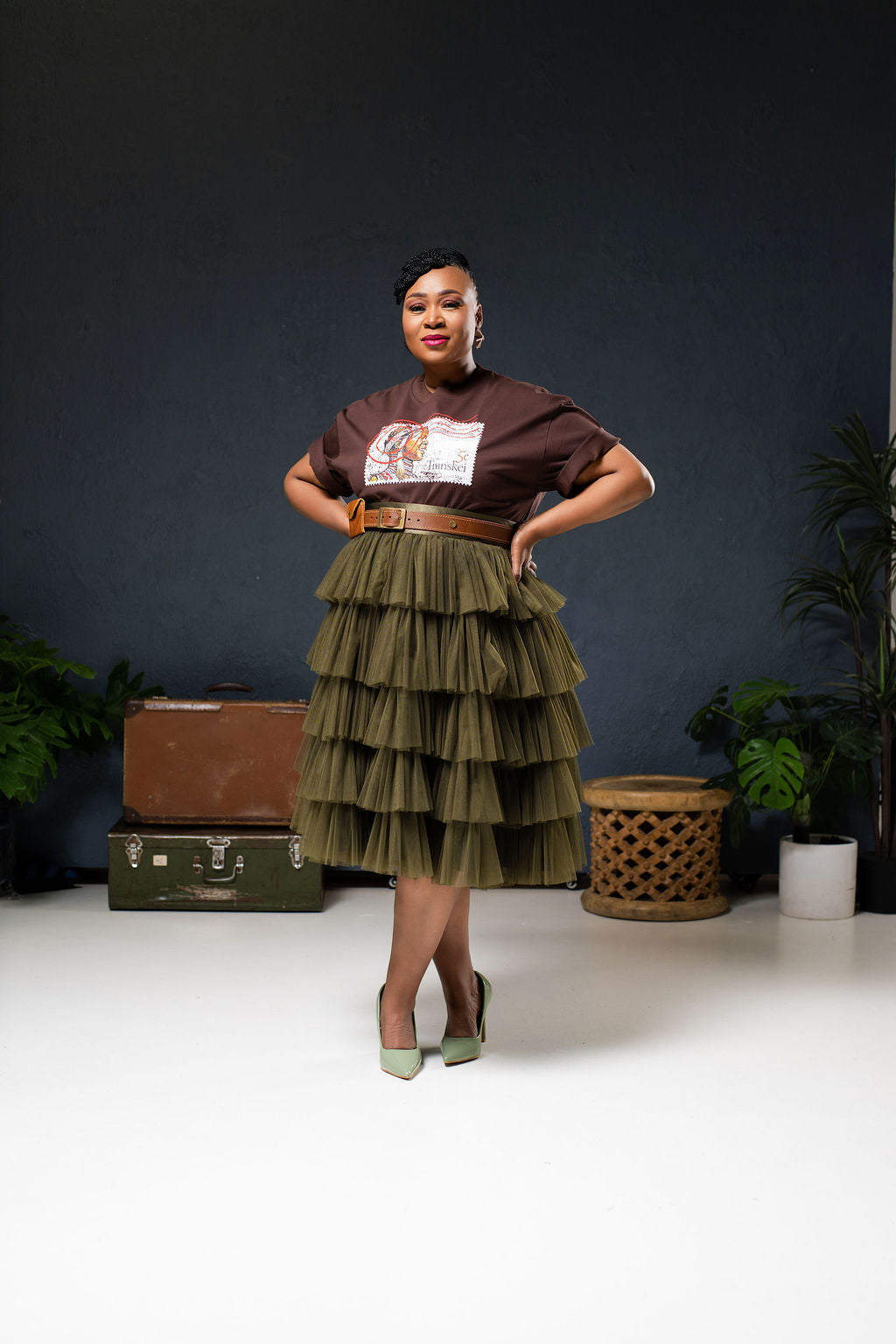 Military Green Xibelani Tutu