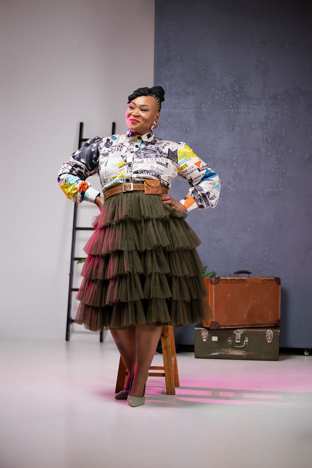 Military Green Xibelani Tutu