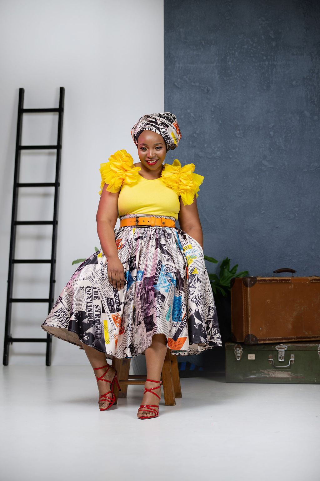 Zanyiwe  Mid length Skirt