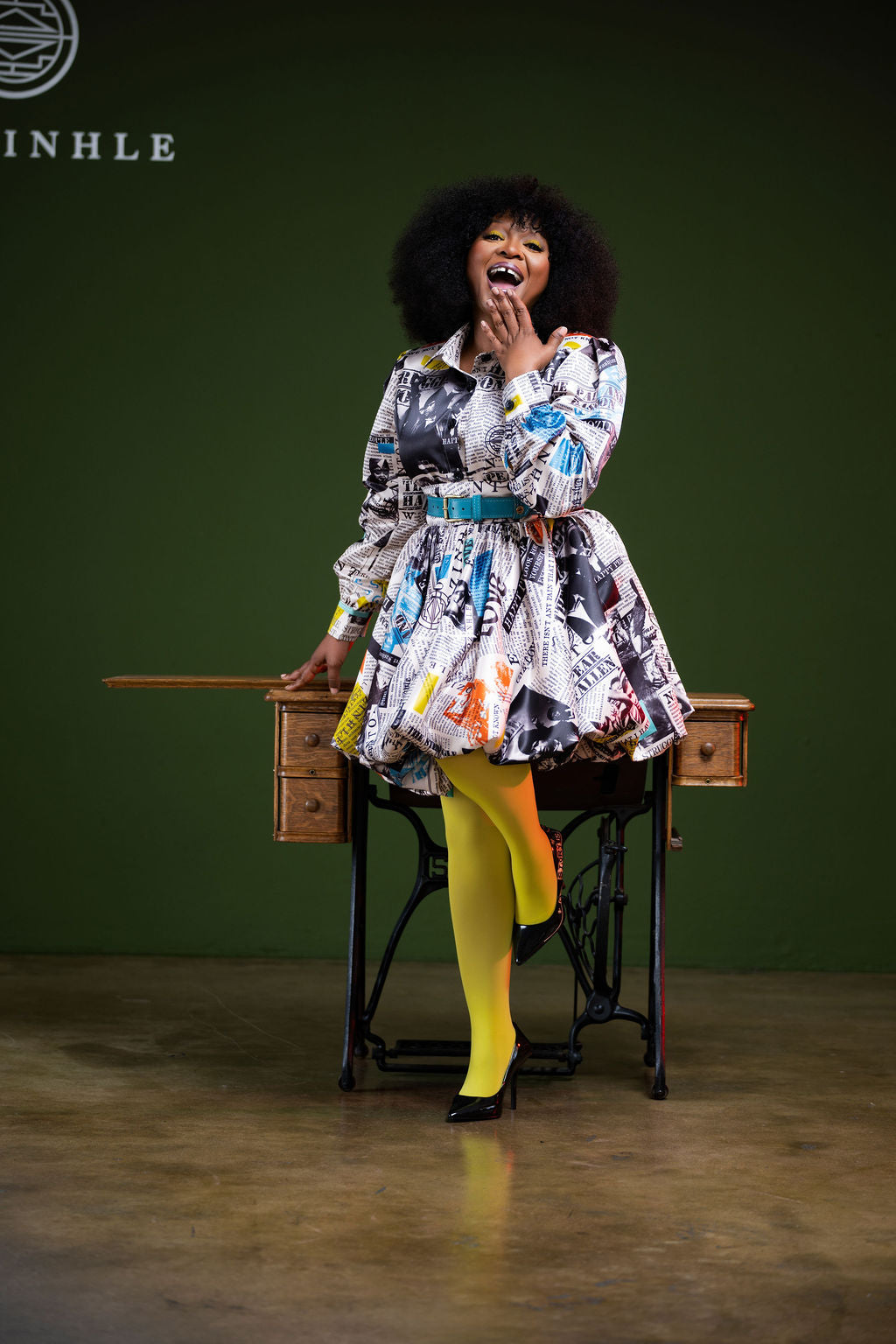 Zanyiwe Bubble Mini Skirt
