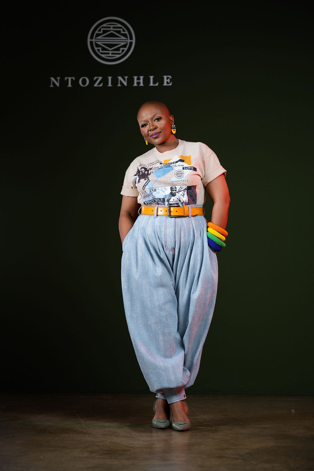 Naledi Bubble Denim Pants