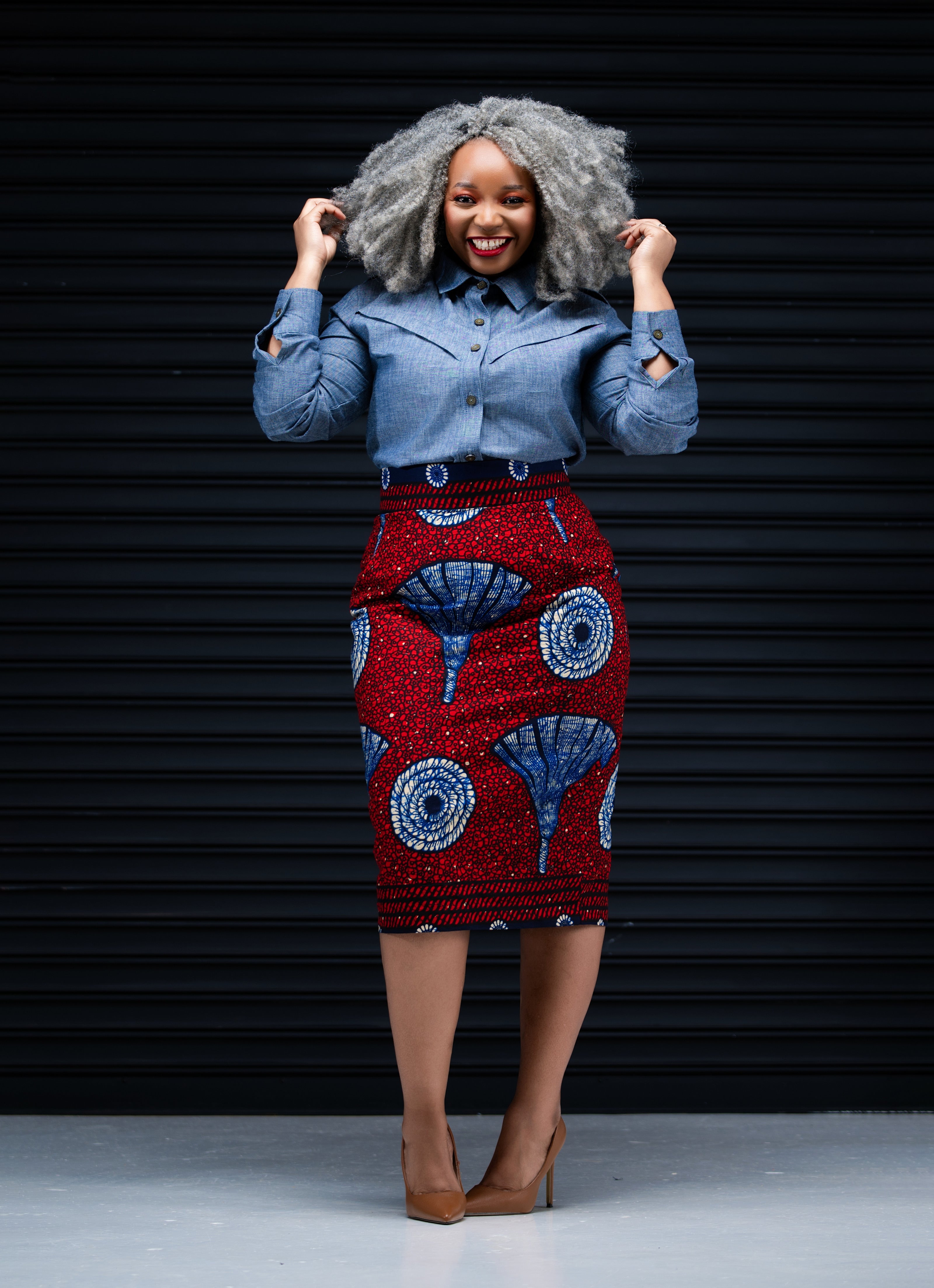 Mbalenhle Printed Pencil Skirt