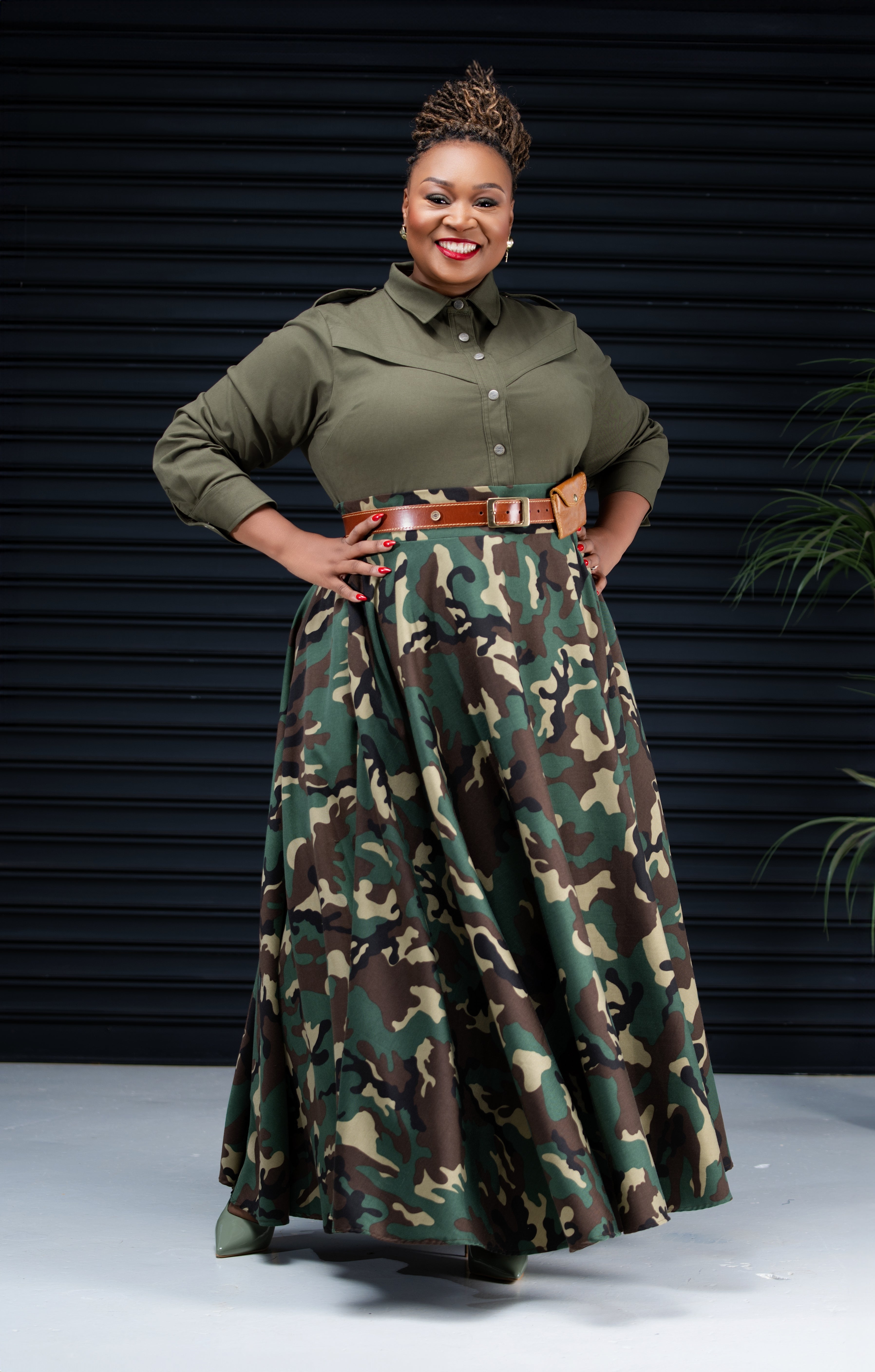 The Camouflage Maxi Skirt
