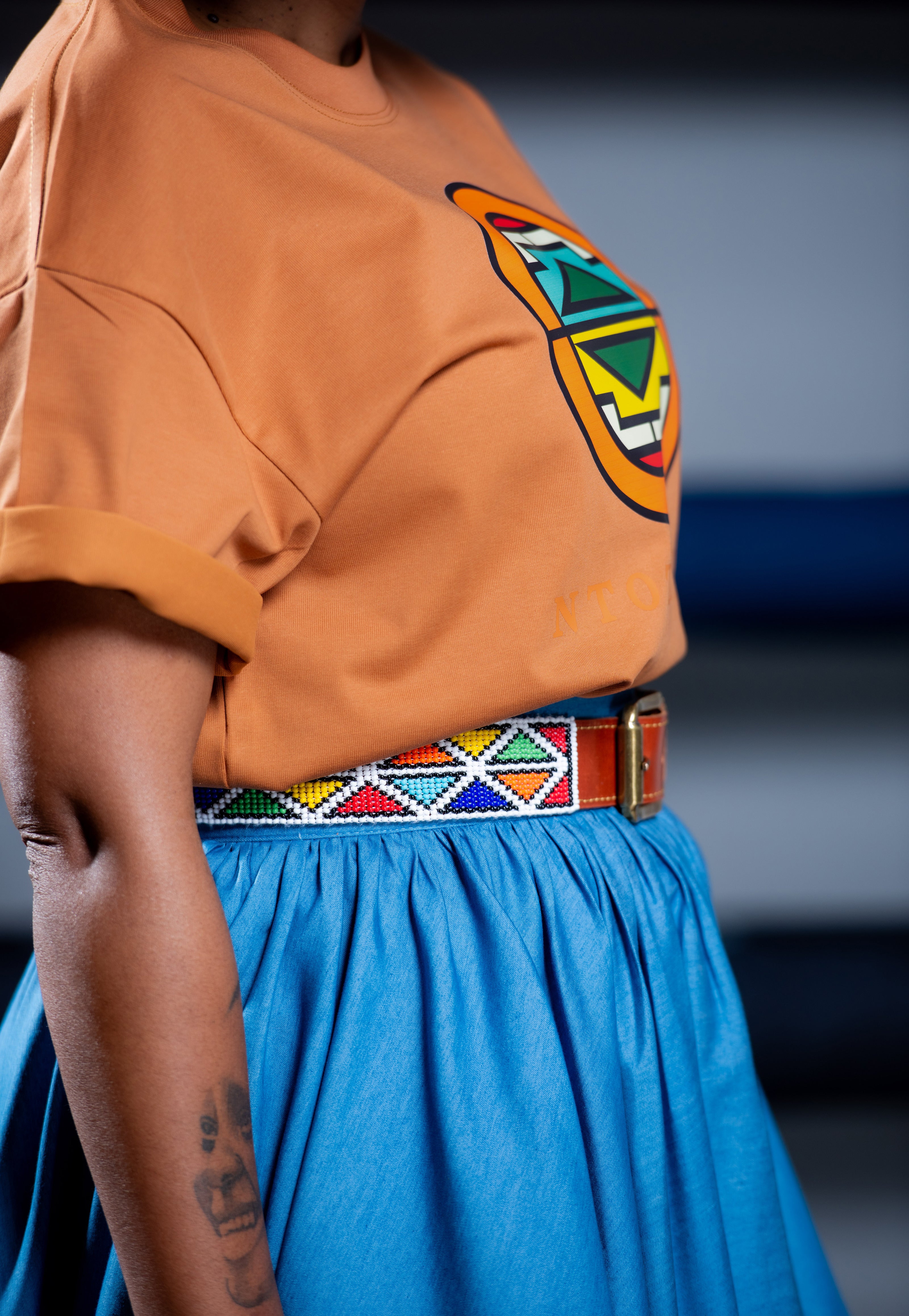 Beaded Jean Belt