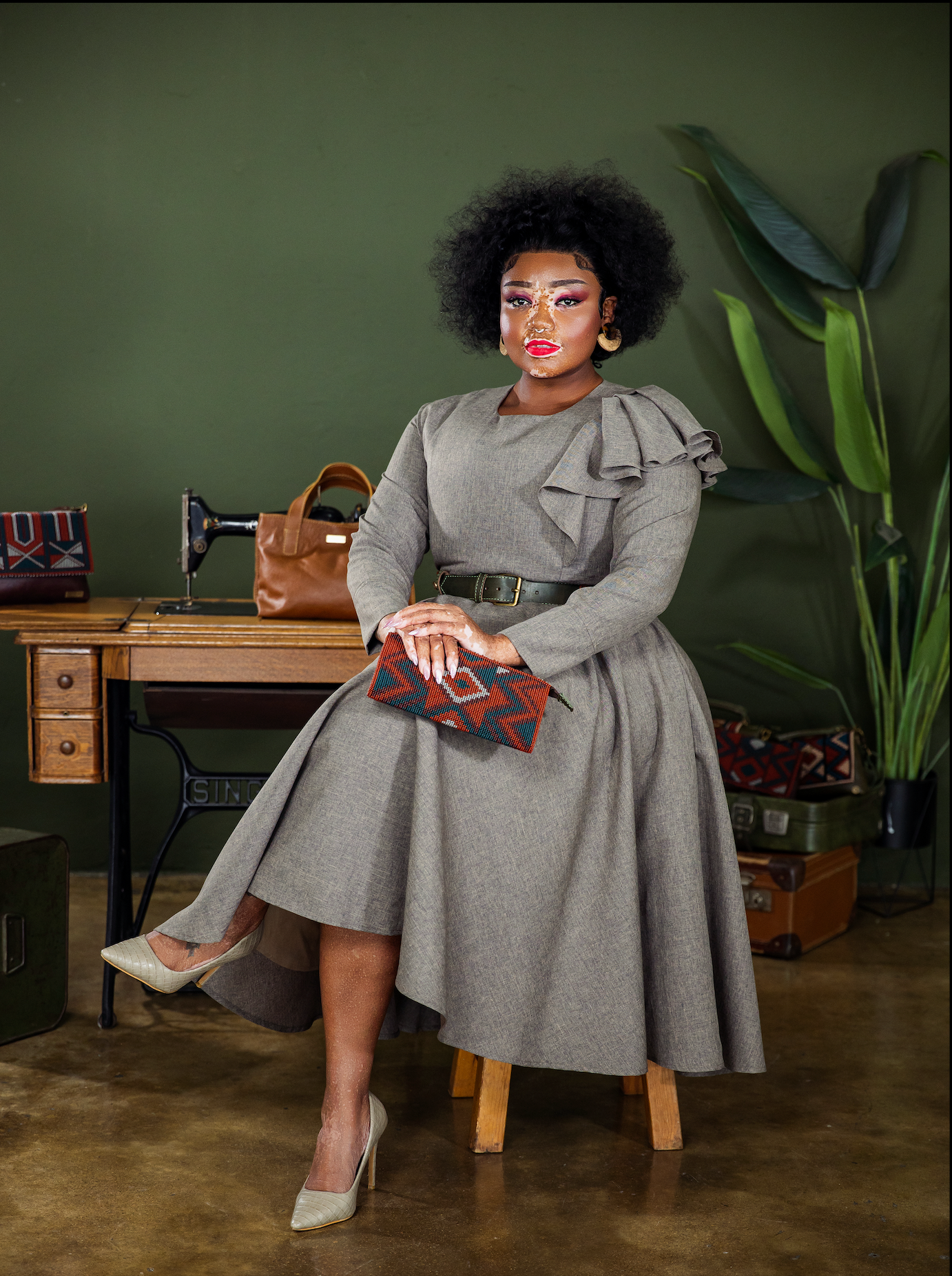 Major B Pelpum Sleeve Dress