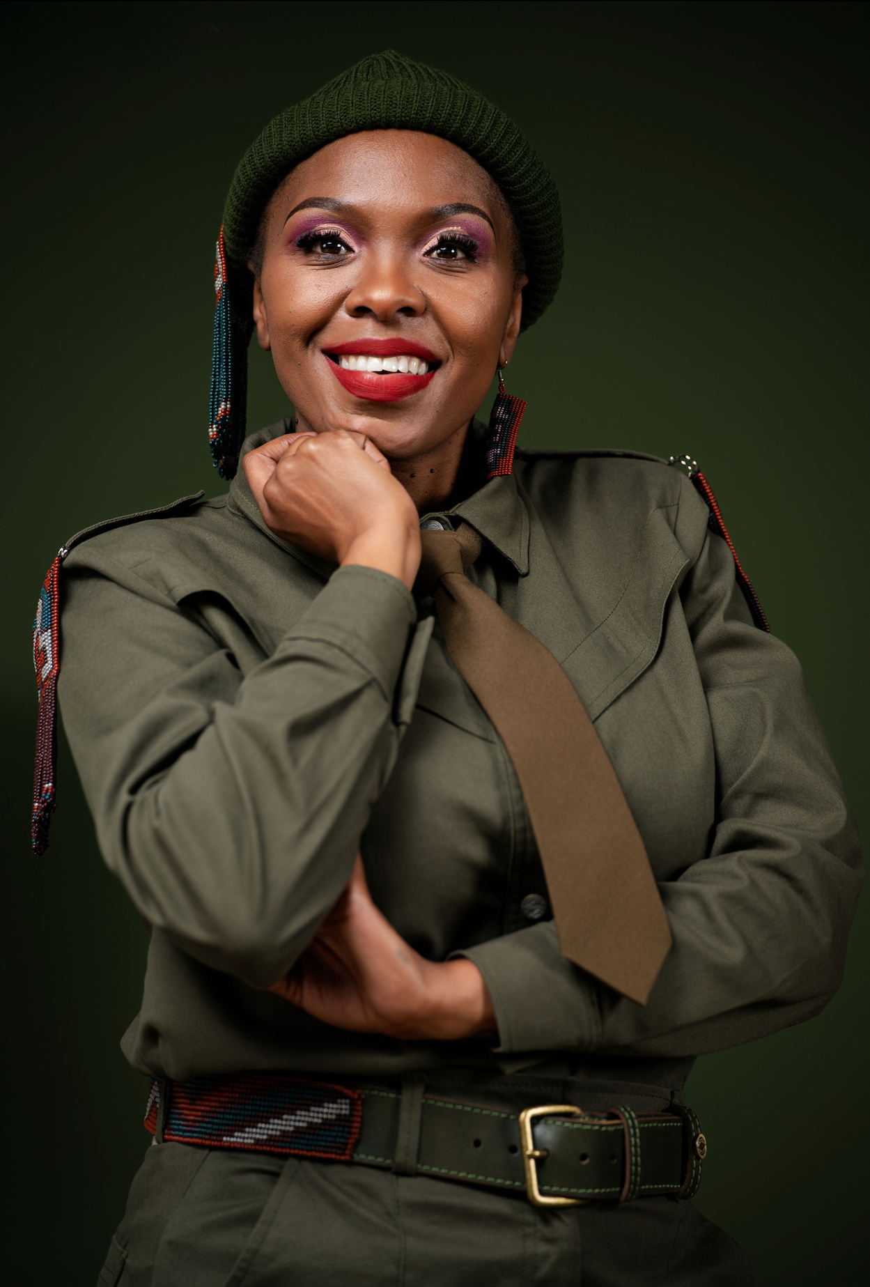 Grace Military Barrel Pants