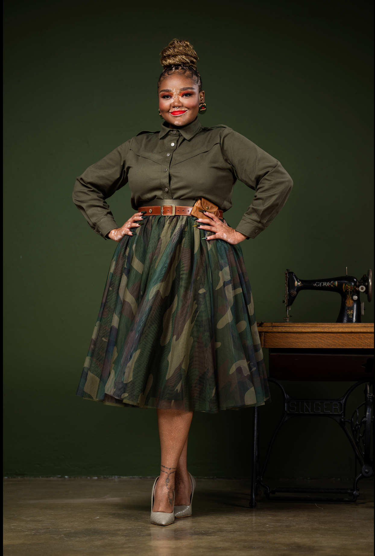 Sentinel Camouflage Tutu Skirt