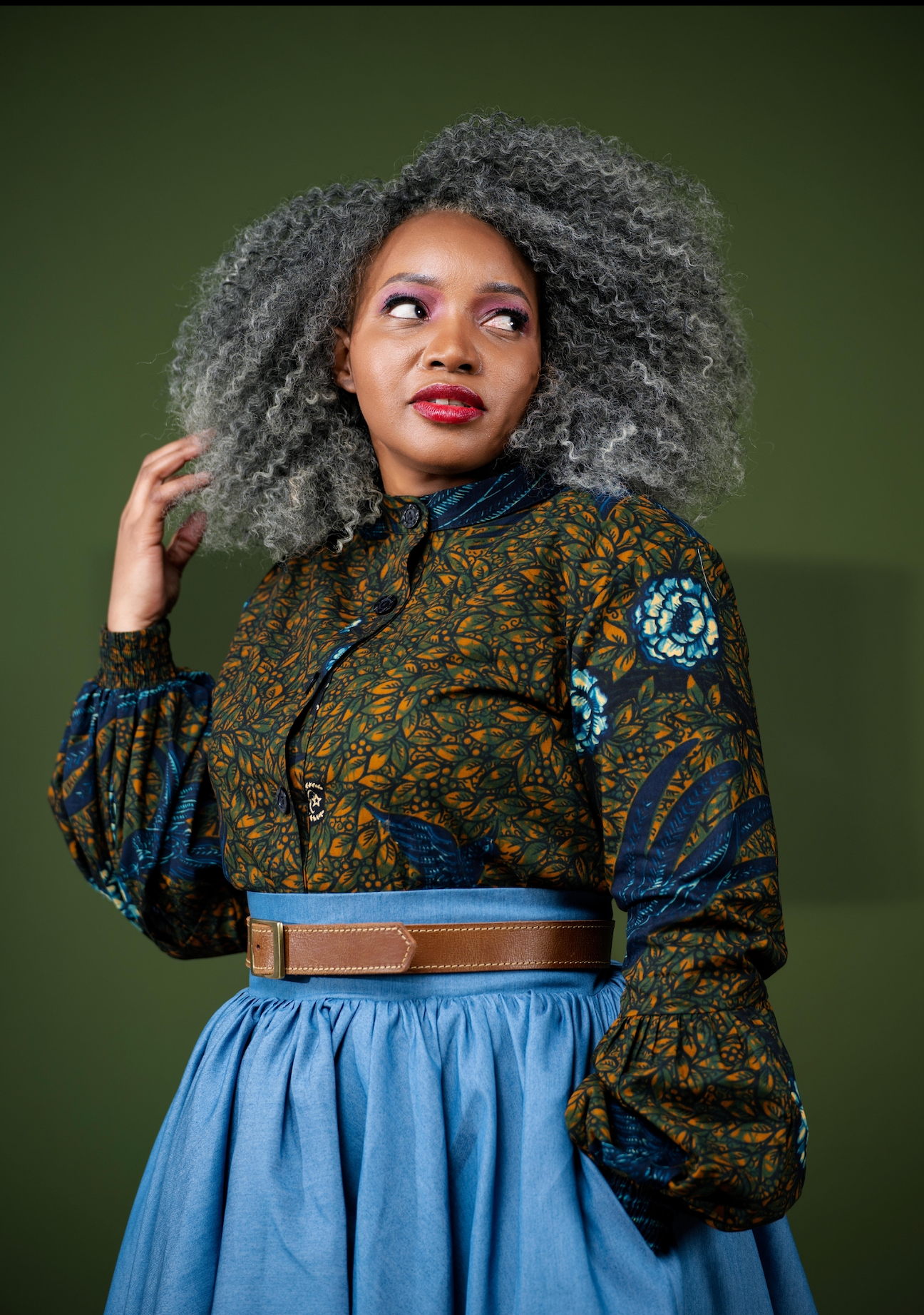 Lufuno Bubble Sleeve Shirt