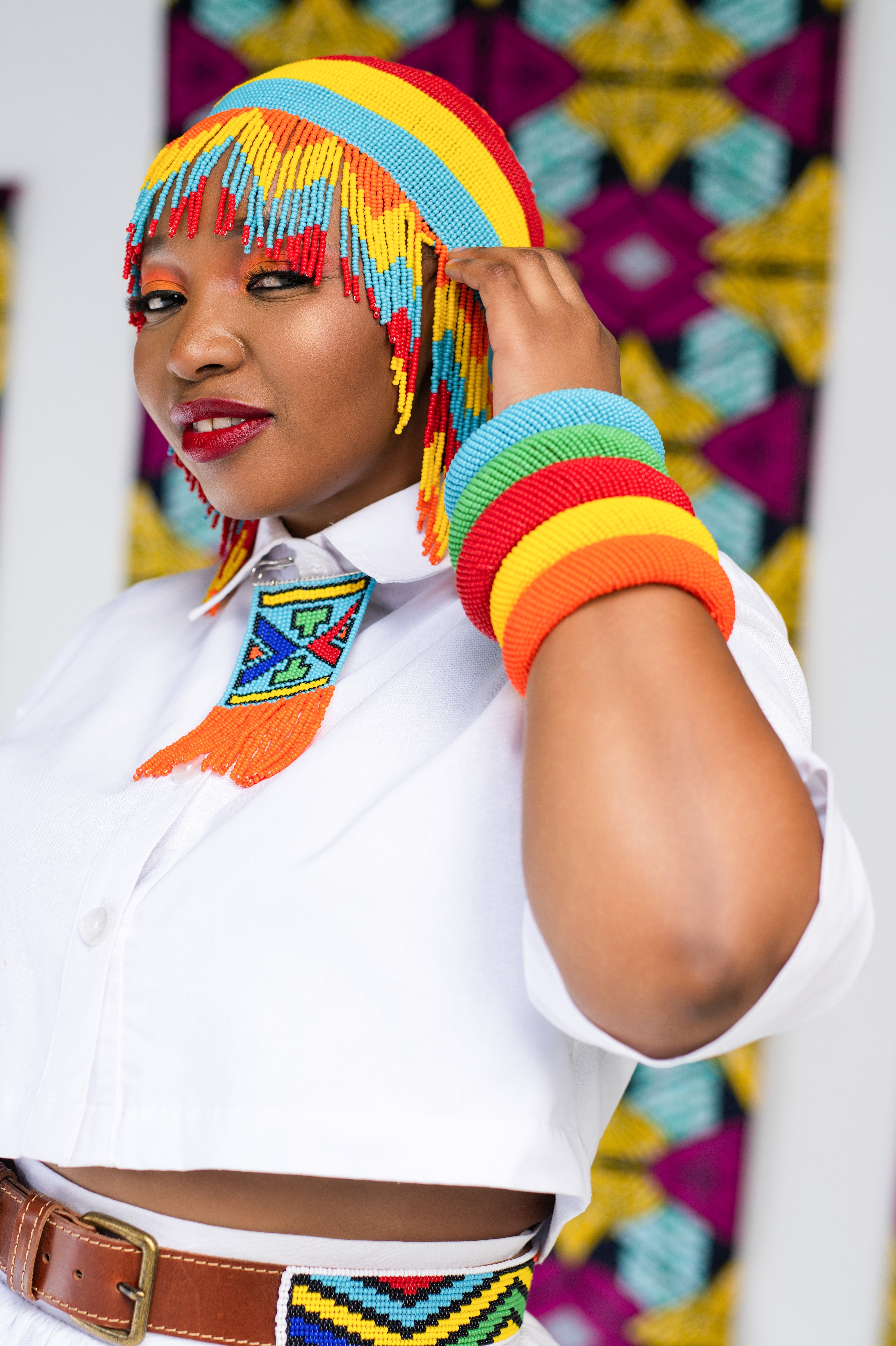 Ndlovukazi Reloaded Beaded Beret