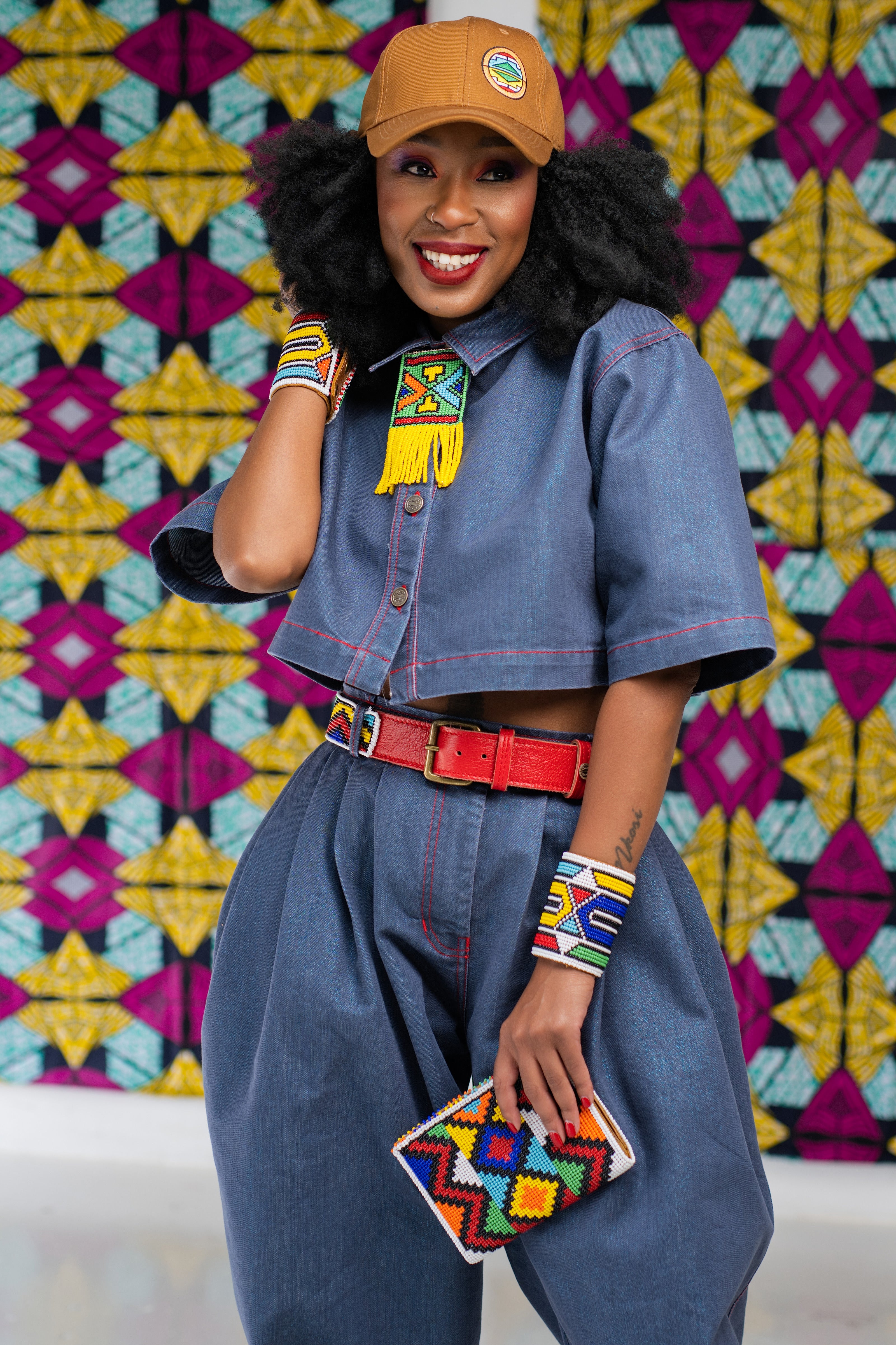 Naledi Denim Crop Shirt Reloaded