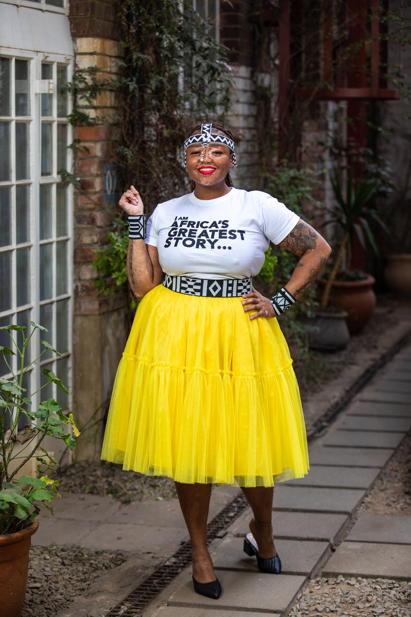 Happy Yellow Tutu Skirt