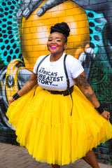 Happy Yellow Tutu Skirt